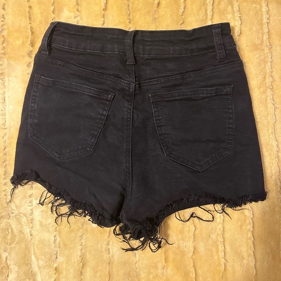 Fashion Nova High Waisted Jean Shorts - Picture 3 of 4